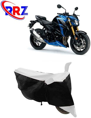 RRZ Waterproof Two Wheeler Cover for Suzuki(GSX-S750, Black, White)