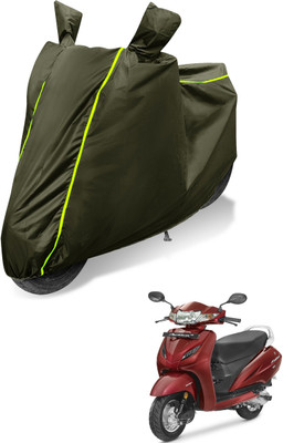 MOCKHE Waterproof Two Wheeler Cover for Honda(Activa 4G, Green)