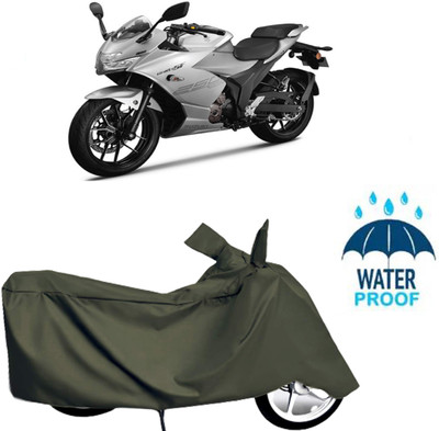 Autoinnovation Waterproof Two Wheeler Cover for Suzuki(Green)