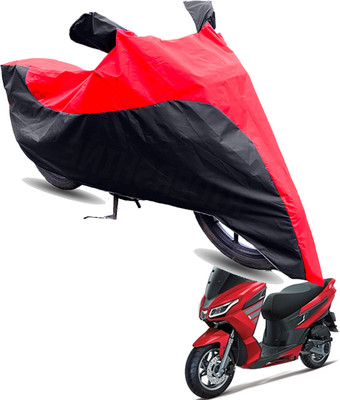 FurniGully Two Wheeler Cover for Aprilia(SXR 160 BS6, Red, Black)