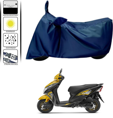WMIZEXA Waterproof Two Wheeler Cover for Honda(Dio, Blue)
