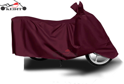 KEDIT Two Wheeler Cover for Royal Enfield(Bullet 350 Twinspark, Maroon)