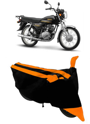 Varnwal E Commerce Waterproof Two Wheeler Cover for Yamaha(Crux, Orange, Black)