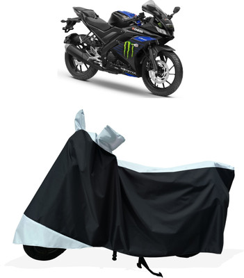 Tricway Two Wheeler Cover for Yamaha(YZF R15 V3 Moto GP Edition, White)