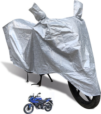 Euro Care Waterproof Two Wheeler Cover for Bajaj(Pulsar 150 DTS-i, Silver)