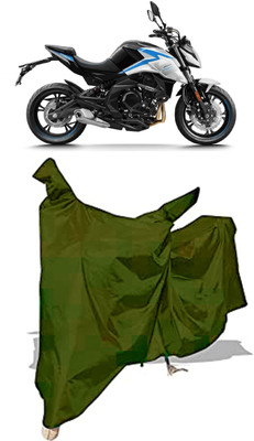 Amexride Two Wheeler Cover for CFMoto(400NK BS6, Maroon)