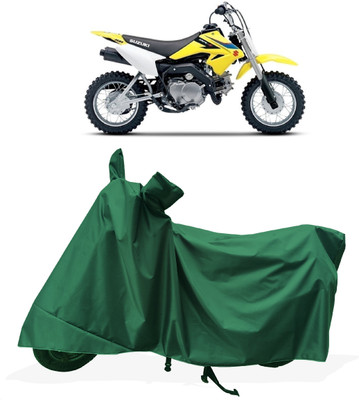Tricway Two Wheeler Cover for Suzuki(DR-Z50 BS6, Green)