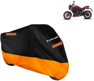 Horseyaart Waterproof Two Wheeler Cover for Bajaj(Dominar 250, Orange)