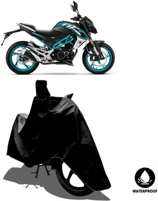 Amexride Waterproof Two Wheeler Cover for CFMoto(150NK, Black)
