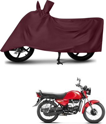 DeepShakshi AUTOMOTIVE Waterproof Two Wheeler Cover for Hero(HF Dawn, Maroon)