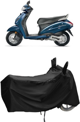Autoprime Two Wheeler Cover for Honda(Activa 4G, Black)