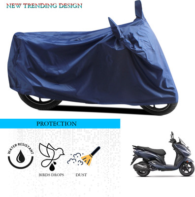 SnehaSales Waterproof Two Wheeler Cover for Suzuki(Burgman Electric, Blue)
