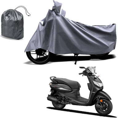 Autoinnovation Waterproof Two Wheeler Cover for Hero(Pleasure Plus, Grey)