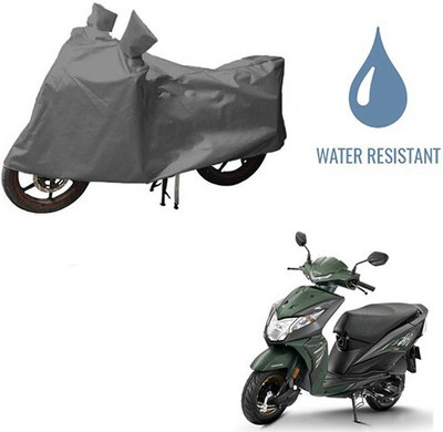 DeepShakshi AUTOMOTIVE Waterproof Two Wheeler Cover for Honda(Dio, Grey)