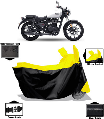 Amexride Two Wheeler Cover for Royal Enfield(Meteor 350, Yellow)
