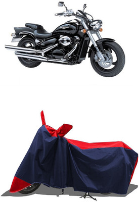 SUGASHRI Waterproof Two Wheeler Cover for Suzuki(Intruder M800, Red, Blue)