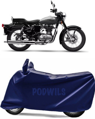 PODWILS Two Wheeler Cover for Royal Enfield(Bullet 350, Blue)