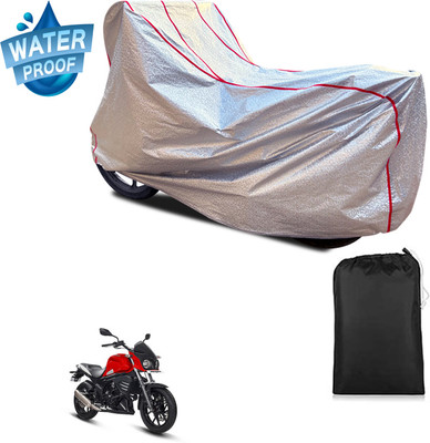 PAGORA Waterproof Two Wheeler Cover for Mahindra(Mojo UT 300, Silver)