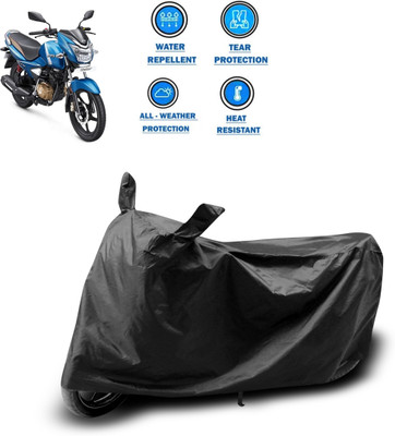 DeepShakshi AUTOMOTIVE Two Wheeler Cover for TVS(Victor, Black)