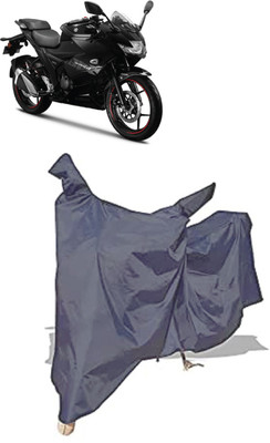 Amexride Two Wheeler Cover for Suzuki(Gixxer SF 150, Grey)