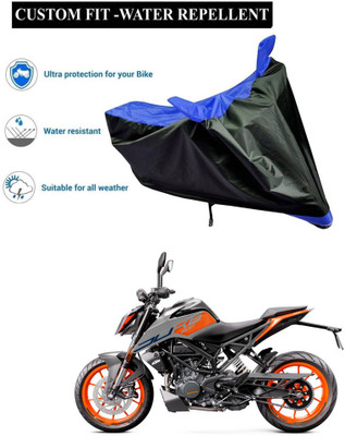 CODOKI Waterproof Two Wheeler Cover for KTM(200 Duke BS6, Blue)