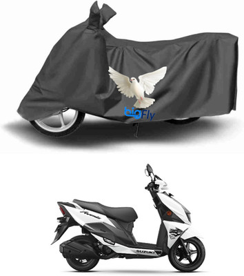BigFly Two Wheeler Cover for Suzuki(Avenis 125, Grey)