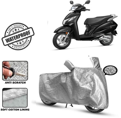 Autoinnovation Waterproof Two Wheeler Cover for Honda(Activa 125, Silver)