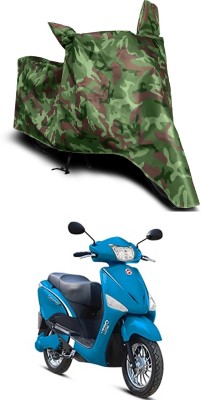 Furious3D Two Wheeler Cover for Hero(Electric Optima, Multicolor)