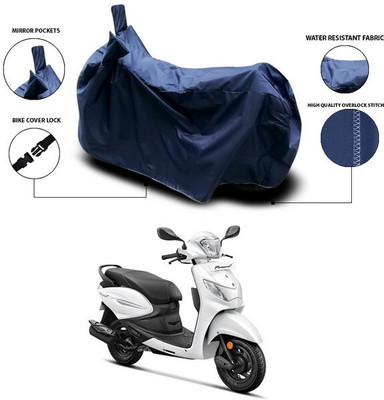 DeepShakshi AUTOMOTIVE Two Wheeler Cover for Hero(Pleasure+ 110, Blue)