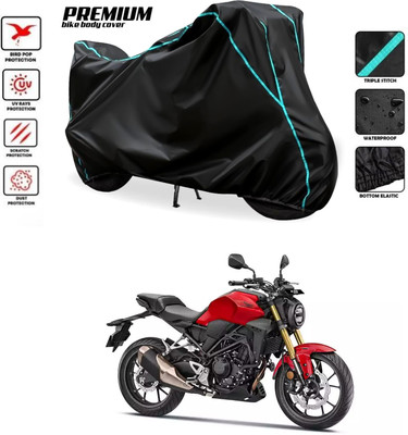 PAGORA Waterproof Two Wheeler Cover for Honda(CB300R, Black)
