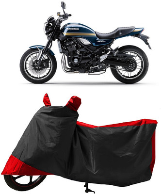 GROFATIK Two Wheeler Cover for Kawasaki(Z900RS, Red)