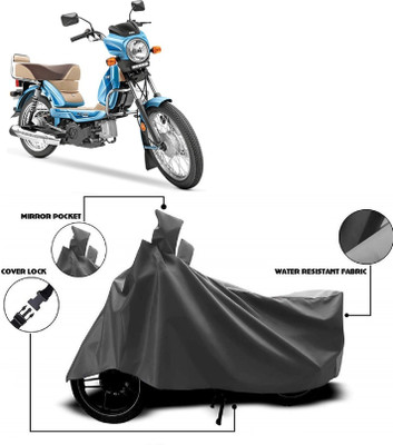 MMSSTAR Waterproof Two Wheeler Cover for TVS(XL 100 Comfort, Grey)
