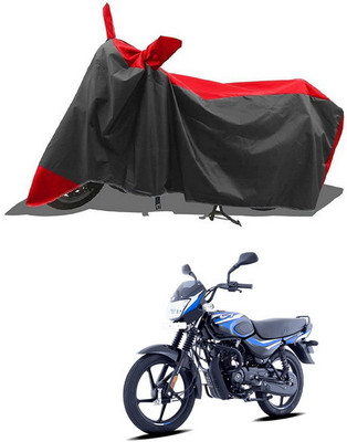PAGORA Waterproof Two Wheeler Cover for Bajaj(CT100, Red, Black)
