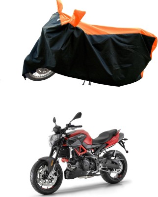 AESTRYD Two Wheeler Cover for Aprilia(Shiver 900, Orange)