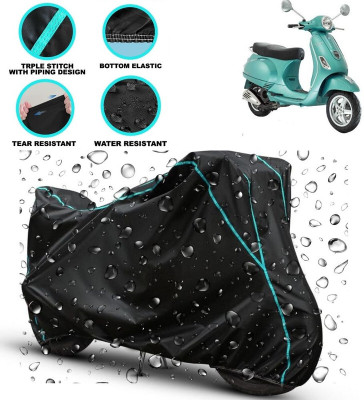 kerwa Waterproof Two Wheeler Cover for Vespa(Vespa, Black)