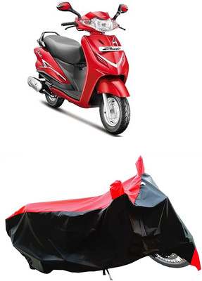 KEDIT Two Wheeler Cover for Hero(Duet LX 110CC, Red)