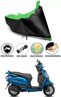 Best Buy Collection Waterproof Two Wheeler Cover for Hero(Maestro Electric, Green)