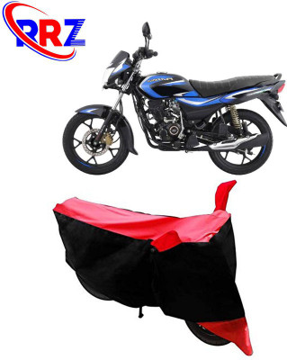 RRZ Waterproof Two Wheeler Cover for Bajaj(Platina 110, Black, Red)