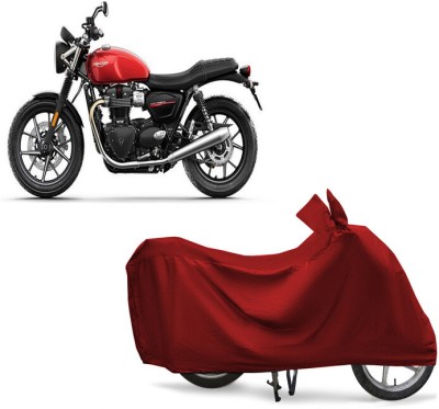 EGAL Two Wheeler Cover for Triumph(Street Twin BS6, Maroon)