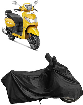 DIGGU Two Wheeler Cover for TVS(Zest 110 BS6, Black)
