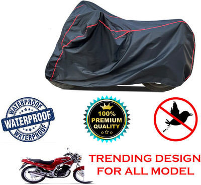 THE REAL ARV Waterproof Two Wheeler Cover for Kinetic(GF 125, Black)