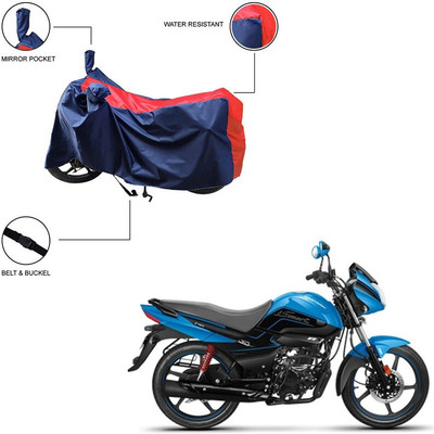 Furnish Flow Two Wheeler Cover for Hero(Splendor I Smart, Red)