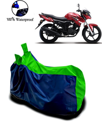 Autofly Waterproof Two Wheeler Cover for Yamaha(SZ X, Blue, Green)