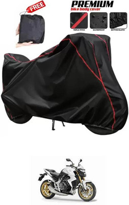 DeepShakshi AUTOMOTIVE Two Wheeler Cover for Honda(CB 1000R, Black)