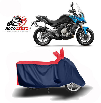 DeepShakshi AUTOMOTIVE Waterproof Two Wheeler Cover for CFMoto(650MT, Red, Blue)