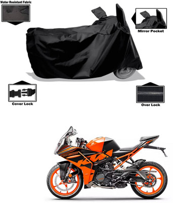 PAGORA Waterproof Two Wheeler Cover for KTM(RC 200 BS6, Black)