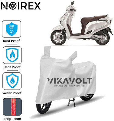 NOIREX Waterproof Two Wheeler Cover for Honda(Aviator, Silver)