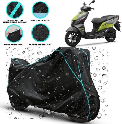 kerwa Waterproof Two Wheeler Cover for Suzuki(Avenis 125, Black)