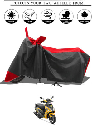Mdstar Waterproof Two Wheeler Cover for Hero(Maestro Edge 125, Red, Black)