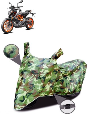 AutoGalaxy Waterproof Two Wheeler Cover for KTM(390 Duke BS6, Green)